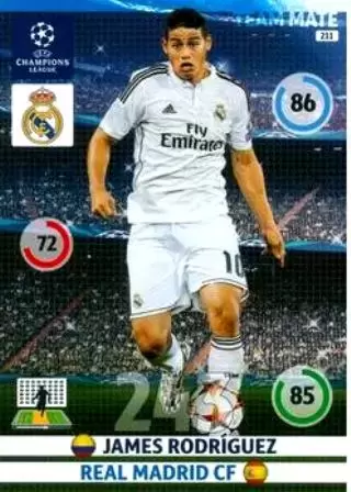 UEFA Champions League 2014-2015. Adrenalyn XL - James Rodríguez - Real Madrid CF