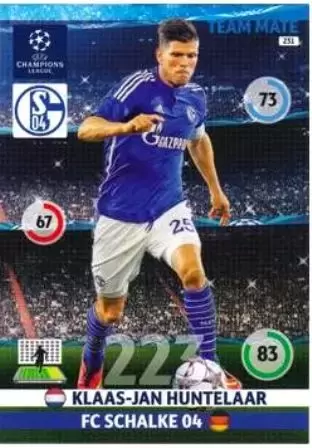 Adrenalyn XL - UEFA Champions League 2014-2015 - Klaas-Jan Huntelaar - FC Schalke 04