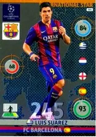 UEFA Champions League 2014-2015. Adrenalyn XL - Luis Suárez - FC Barcelona