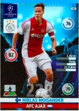 Adrenalyn XL - UEFA Champions League 2014-2015 - Niklas Moisander - AFC Ajax