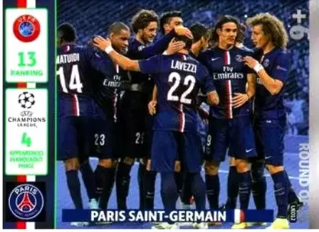 Adrenalyn XL - UEFA Champions League 2014-2015 - Paris Saint-Germain