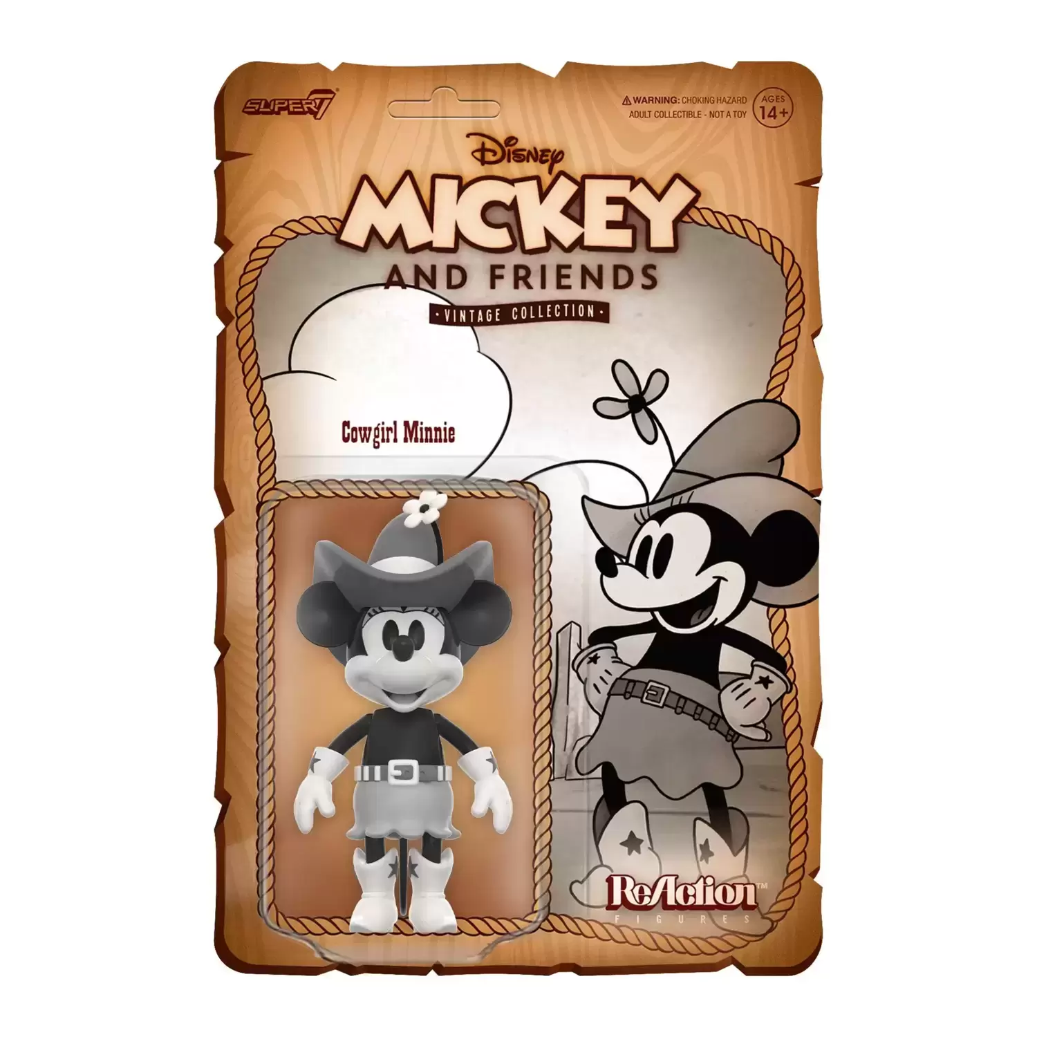ReAction Figures - Mickey and Friends Vintage Collection - Cowgirl Minnie
