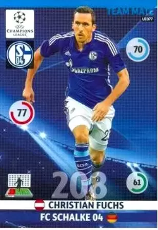 Adrenalyn XL - UEFA Champions League 2014-2015 - Christian Fuchs - FC Schalke 04