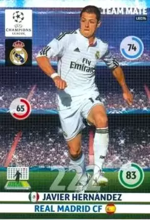 UEFA Champions League 2014-2015. Adrenalyn XL - Javier Hernandez - Real Madrid CF