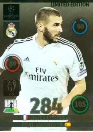 Adrenalyn XL - UEFA Champions League 2014-2015 - Karim Benzema - Real Madrid CF