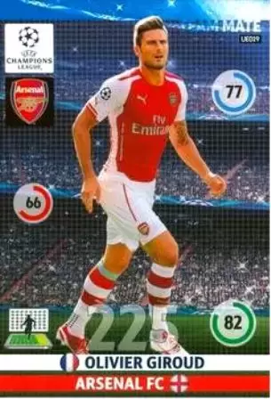 Adrenalyn XL - UEFA Champions League 2014-2015 - Olivier Giroud - Arsenal FC