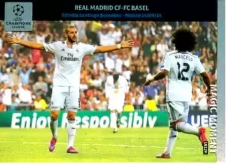 Adrenalyn XL - UEFA Champions League 2014-2015 - Real Madrid - Basel - Magic Moments
