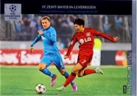 UEFA Champions League 2014-2015. Adrenalyn XL - Zenit-Bayer 04 Leverkusen - Zenit-Bayer 04 Leverkusen
