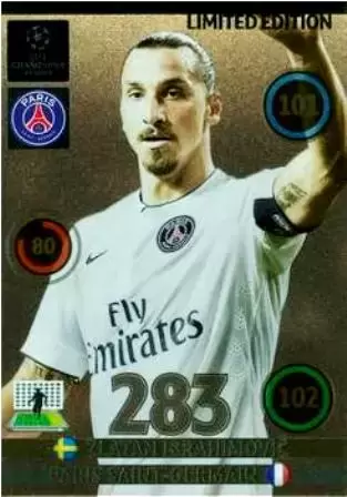 UEFA Champions League 2014-2015. Adrenalyn XL - Zlatan Ibrahimović - Paris Saint-Germain