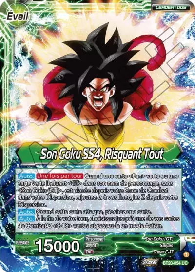 Power Absorbed [BT20] - Son Goku // Son Goku SS4, Risquant Tout