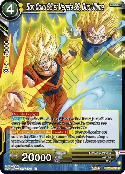 Power Absorbed [BT20] - Son Goku SS et Vegeta SS, Duo Ultime