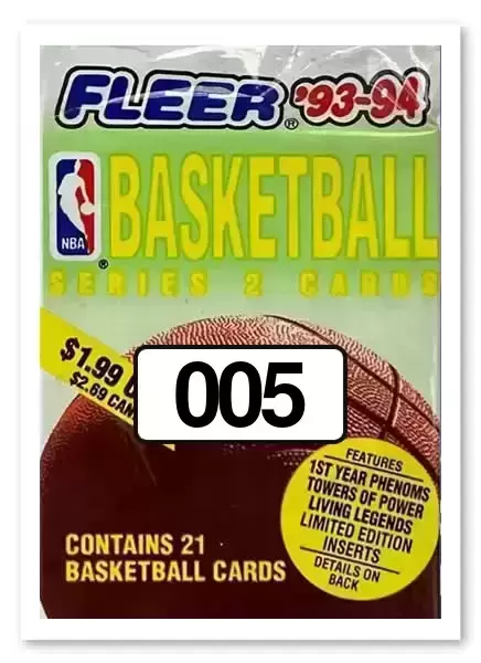 Fleer 1993-94 Basketball NBA - Adam Keefe