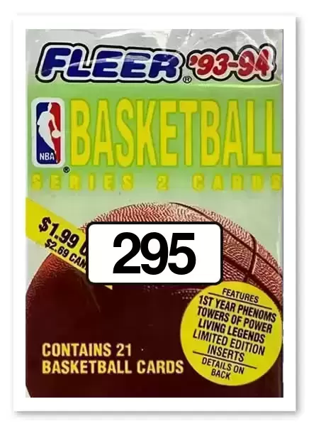 Fleer 1993-94 Basketball NBA - Richard Petruska RC