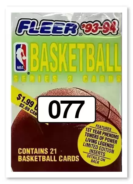 Fleer 1993-94 Basketball NBA - Robert Horry