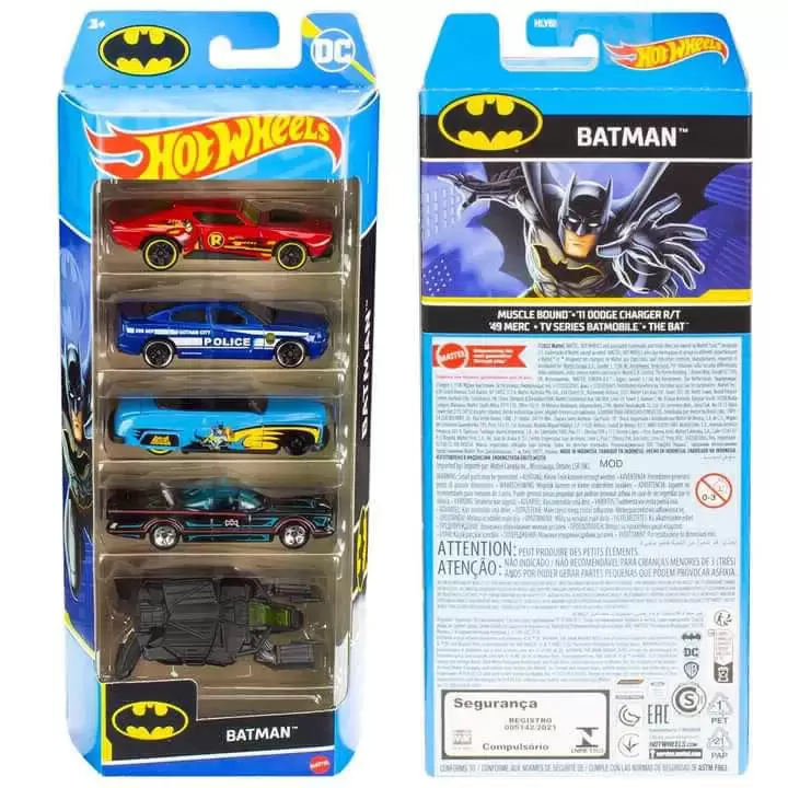 Hot Wheels Batman 6-pack Set - US