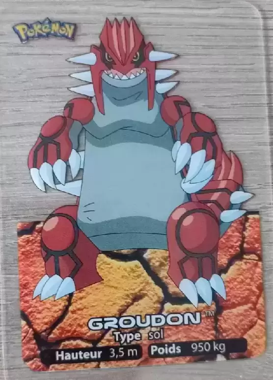 Lamincards Pokémon 2006 - Groudon