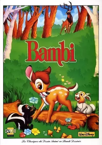 Les classiques du dessin animé en bande dessinée - Bambi