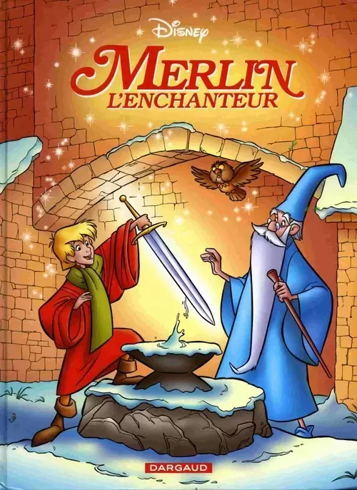 Les classiques du dessin animé en bande dessinée - Merlin l\'enchanteur