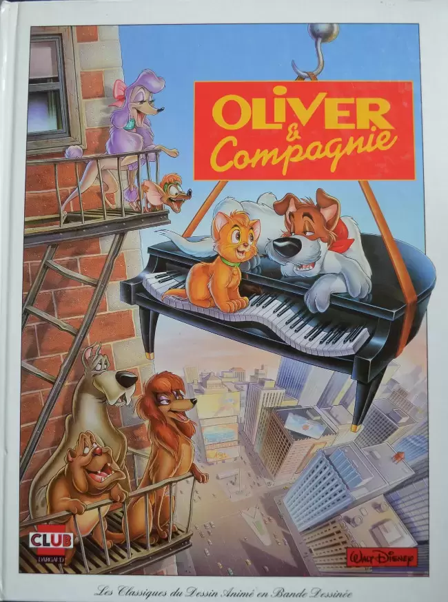 Les classiques du dessin animé en bande dessinée - Oliver & compagnie