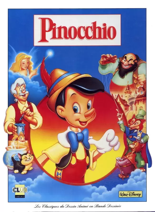 Les classiques du dessin animé en bande dessinée - Pinocchio