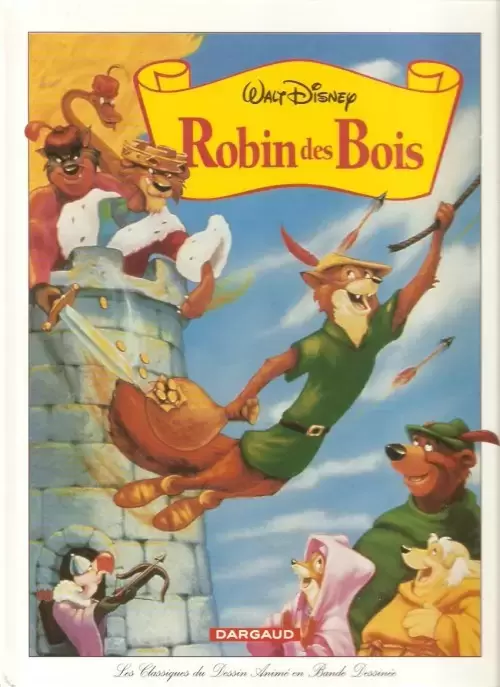 Les classiques du dessin animé en bande dessinée - Robin des Bois