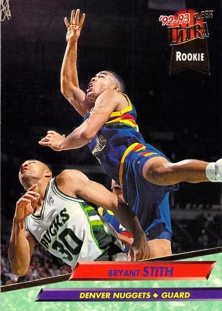 Fleer 1992-1993 ULTRA Basketball NBA - Bryant Stith RC