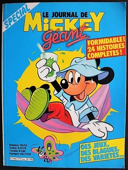 Le Journal de Mickey - Spécial journal de Mickey géant n°1779 Bis