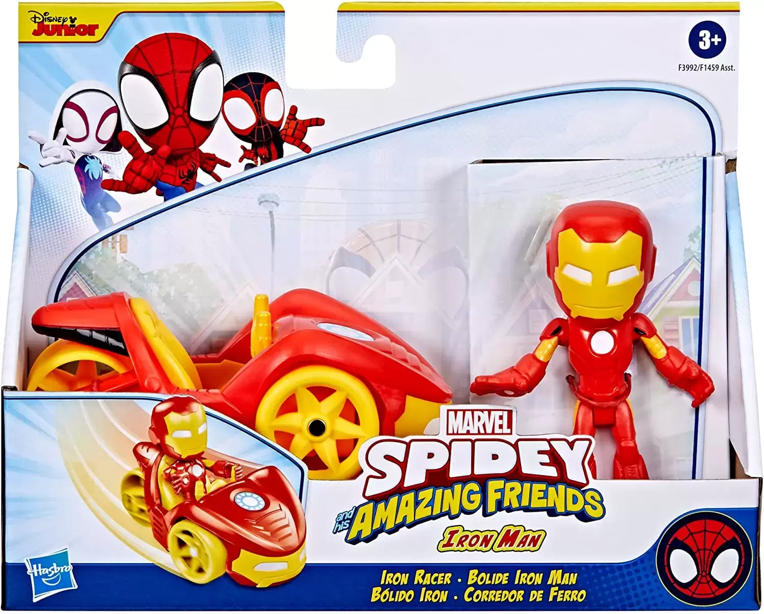 Spidey And His Amazing Friends - Iron Man and Iron Racer