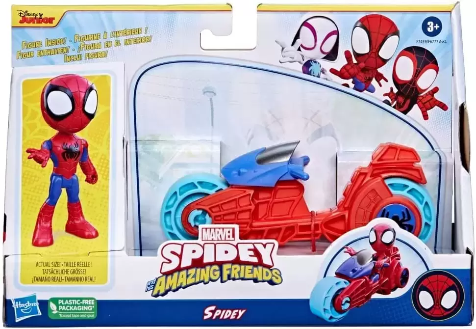 Spidey And His Amazing Friends - Spidey & Motorcycle