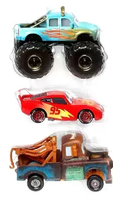 Cars on the Road - Lightning McQueen, Mater & Ivy 3-Pack