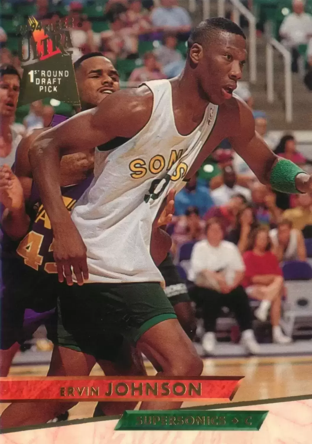 Fleer 1993-94 ULTRA Basketball NBA - Ervin Johnson DPK, RC