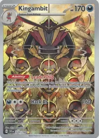 Kingambit - Scarlet & Violet - SVIen Pokémon card 220/198