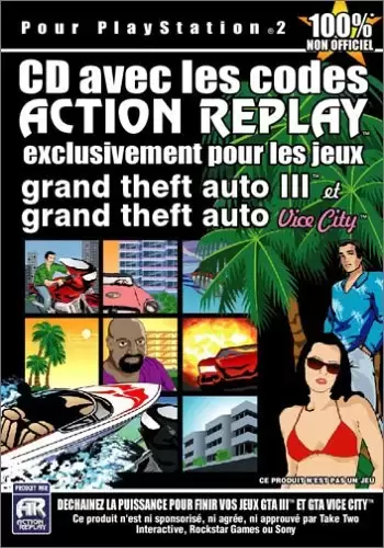 Jeux Gamecube - Action Replay spécial GTA Vice city