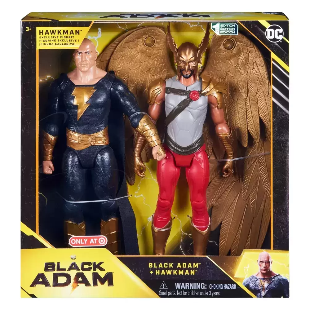 DC by Spin Master - Black Adam and Hawkman Set