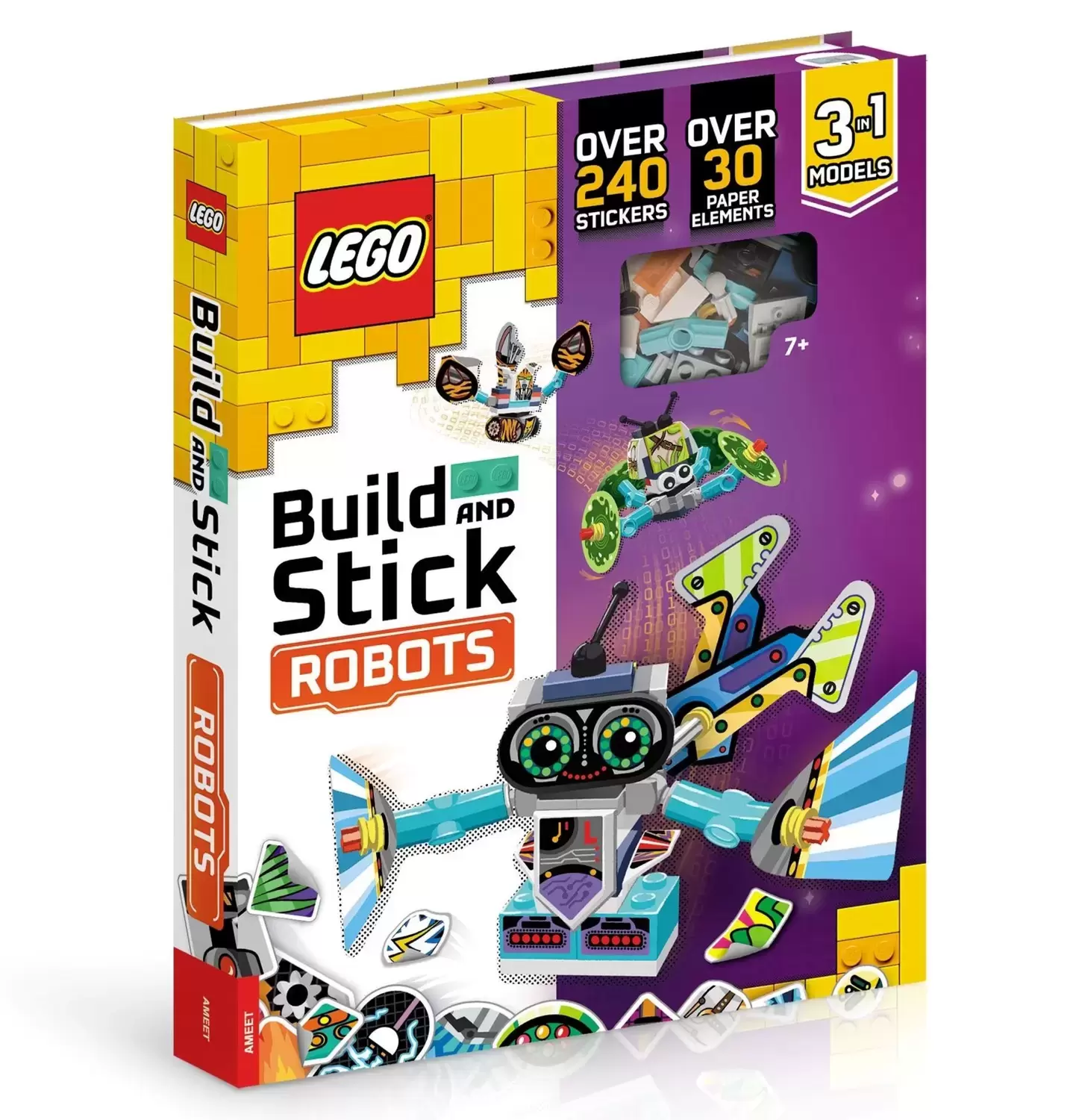 LEGO Livres - Build and Stick: Robots