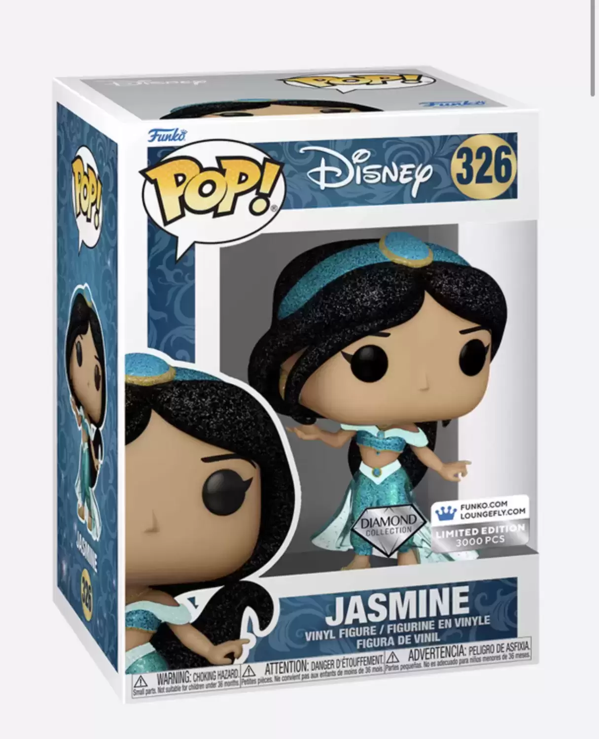 POP! Disney - Aladdin - Jasmine Diamond Collection