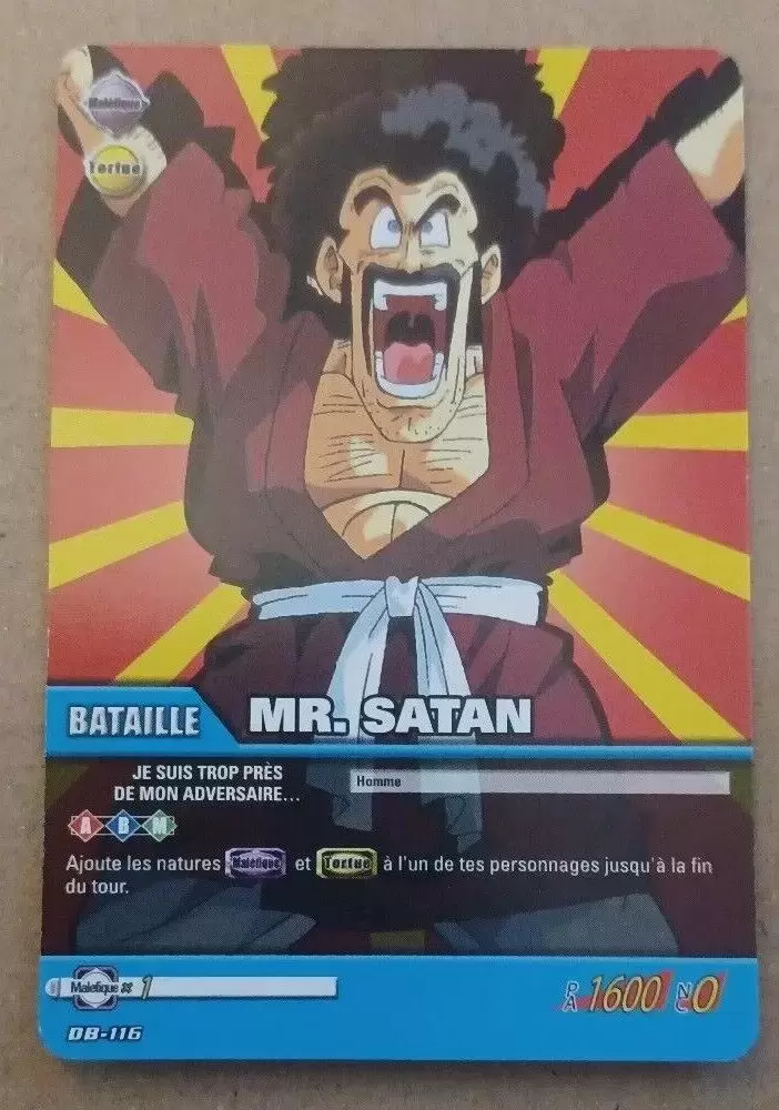 Super Cartes à Jouer et à Collectionner - Part 1 (Goku) - Mr. Satan