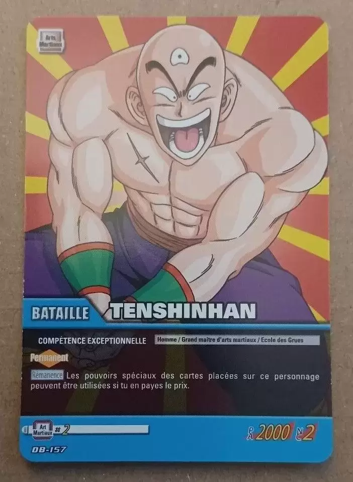 Super Cartes à Jouer et à Collectionner - Part 1 (Goku) - Tenshinhan