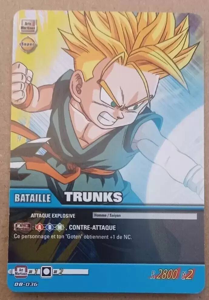 Super Cartes à Jouer et à Collectionner - Part 1 (Goku) - Trunks