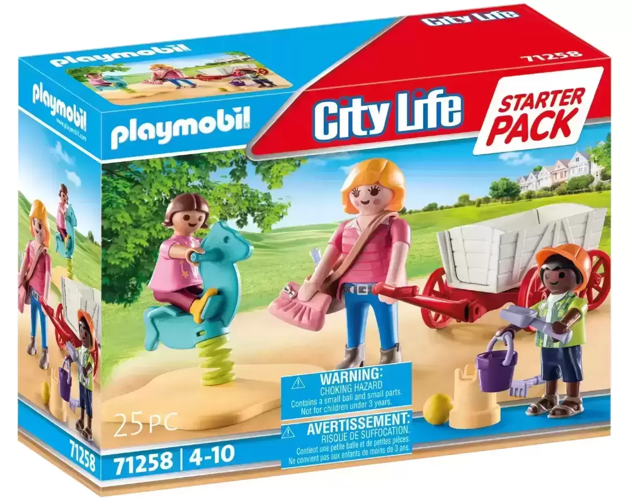 Playmobil dans la ville - Starter Pack Nourrice avec enfants