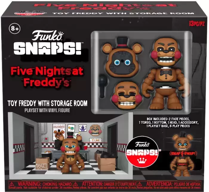 Funko Snaps!: Five Nights at Freddy's - Glamrock Freddy with Dressing Room