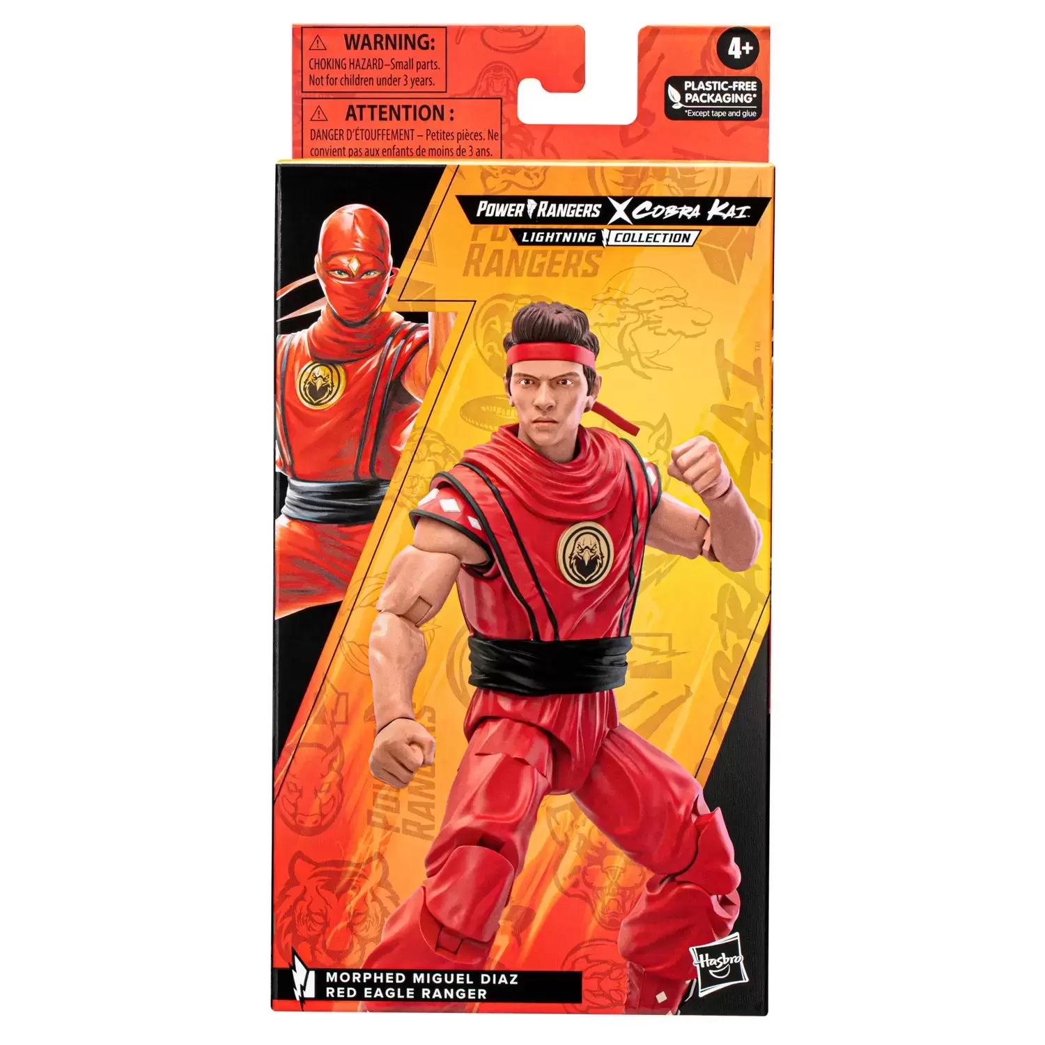 Power Rangers Hasbro - Lightning Collection - Power Rangers X Cobra Kai - Morphed Miguel Diaz Red Eagle Ranger