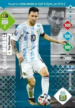 Adrenalyn XL - Road To FIFA World Cup Quatar 2022 - Lionel Messi - Argentina - Top Master