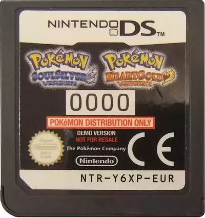 Nintendo DS Games - Pokemon HeartGold & Pokemon SoulSilver EU Distribution Cartridge