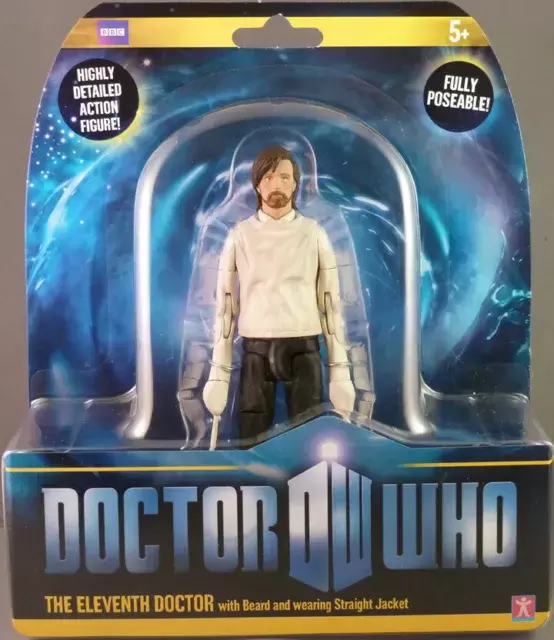 Action Figures - The Eleventh Doctor with Beard And Wearing Straight Jacket