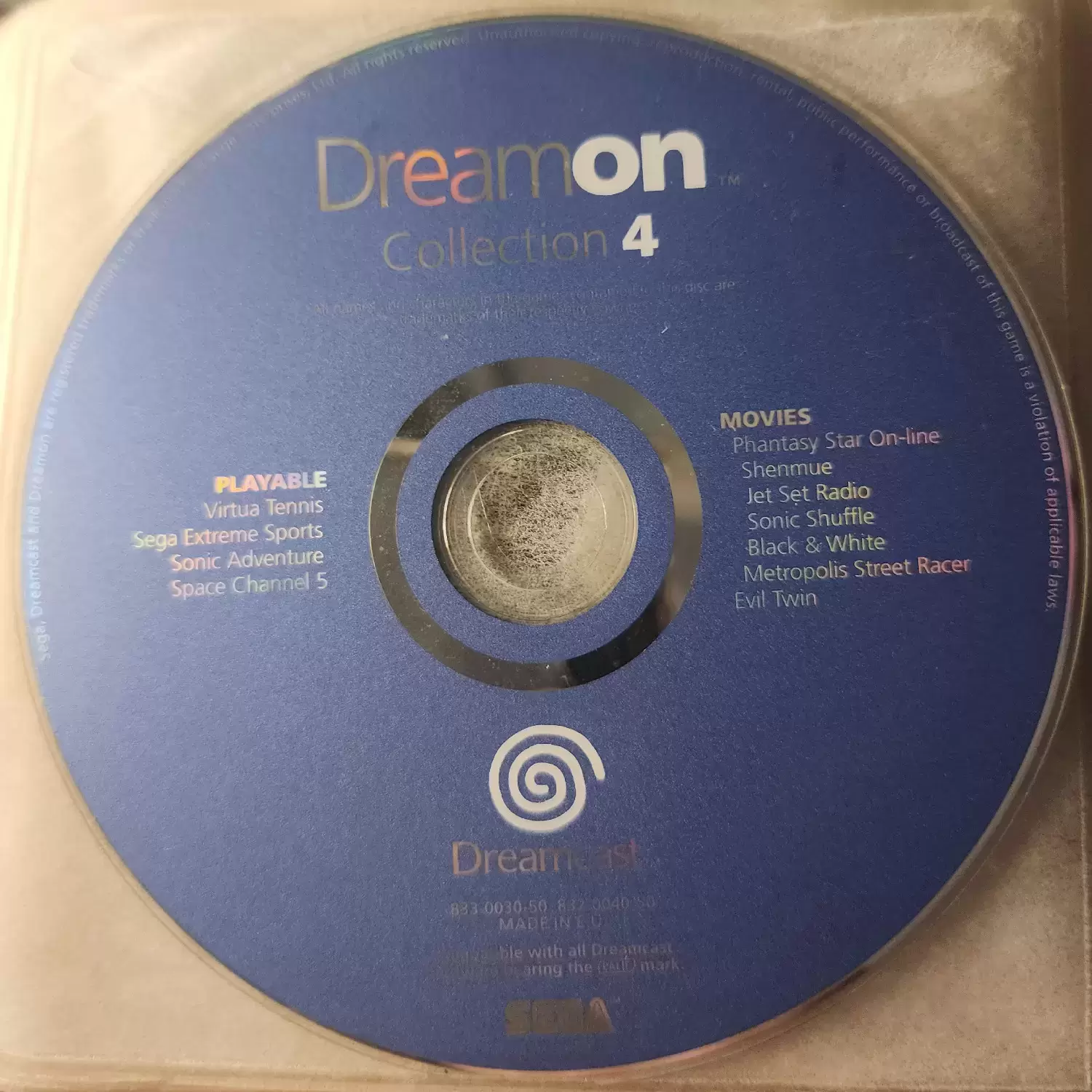 Jeux Dreamcast - Dreamon Collection 4