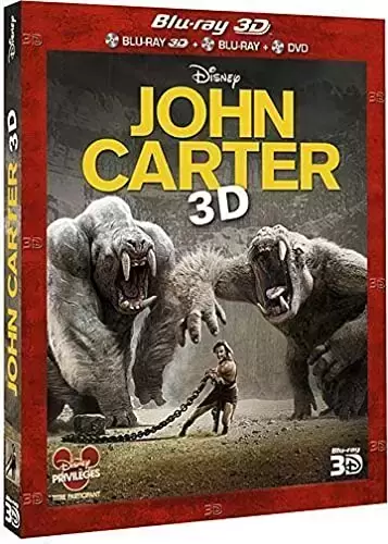 Autres Films - John Carter [Combo 3D + Blu-Ray + DVD]