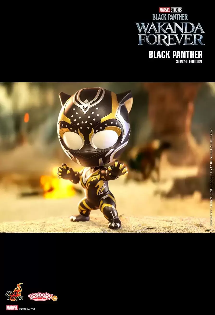 Cosbaby Figures - Black Panther Wakanda Forever - Black Panther