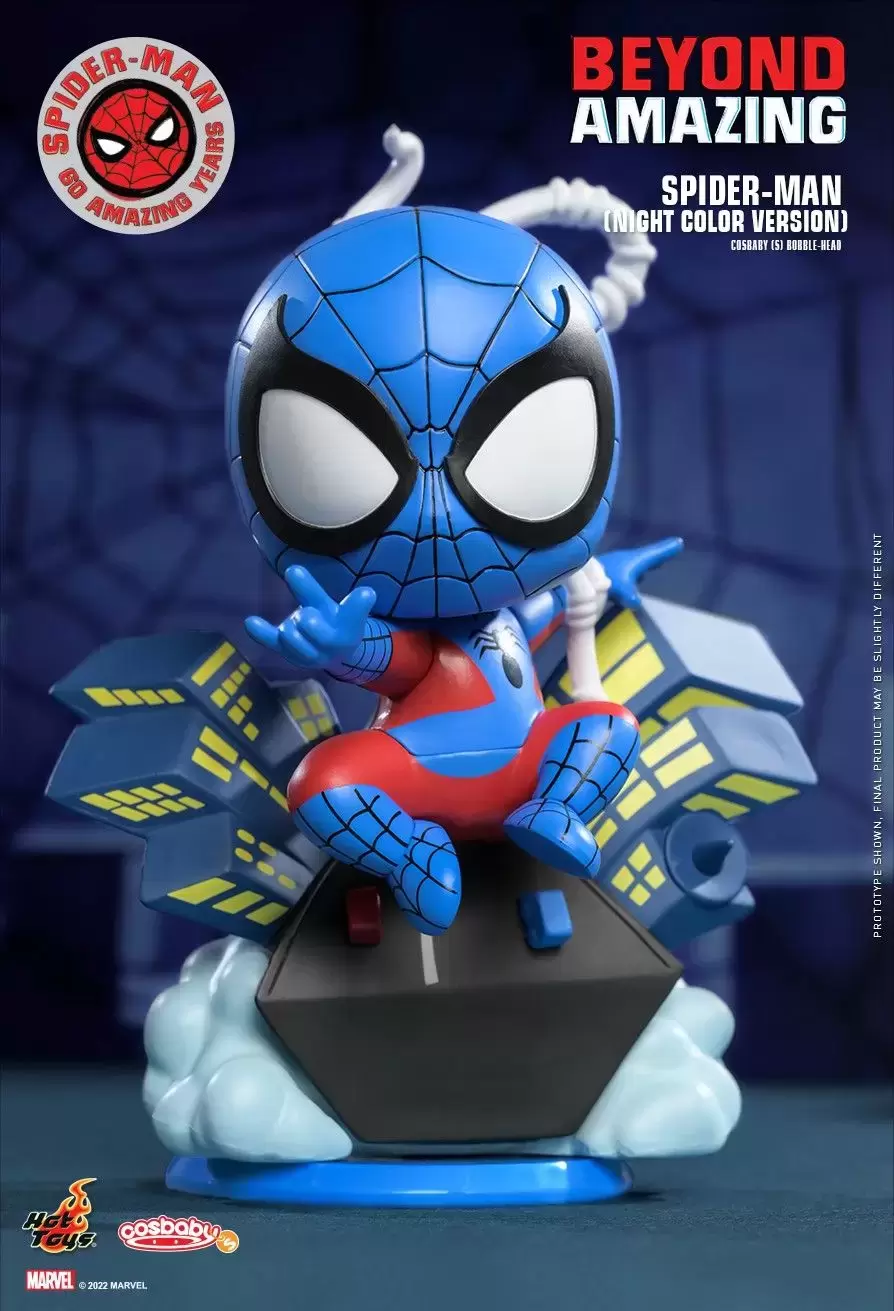 Cosbaby Figures - Marvel Comics - Spider-Man (Night Color Version)