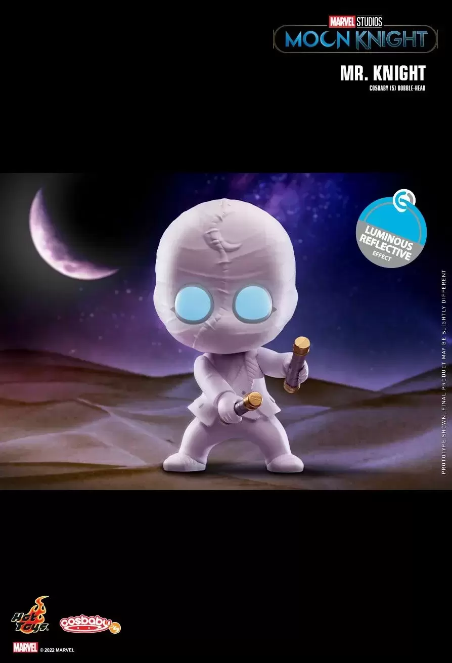 Cosbaby Figures - Moon Knight - Mr Knight
